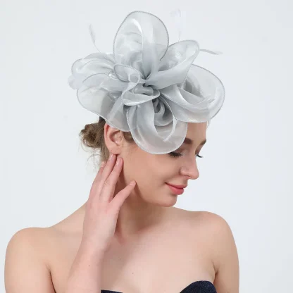 Tea Rose Ribbon Fascinators