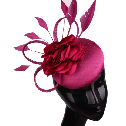 Feathered Fashion Fascinator - Image 2