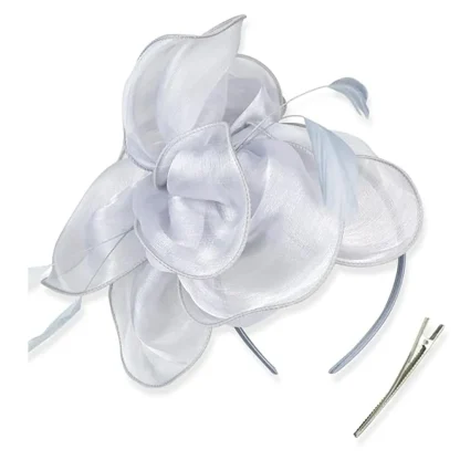 Tea Rose Ribbon Fascinators - Image 5