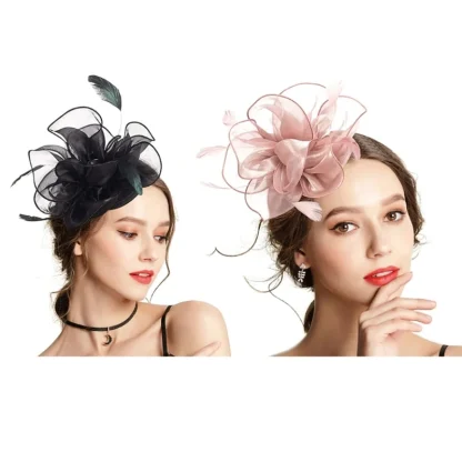 Graceful Garden Party Fascinator - Image 2