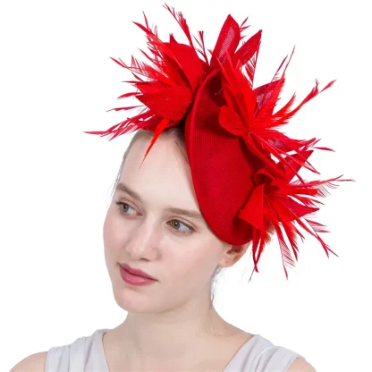 Vintage-Like Feather Fascinator