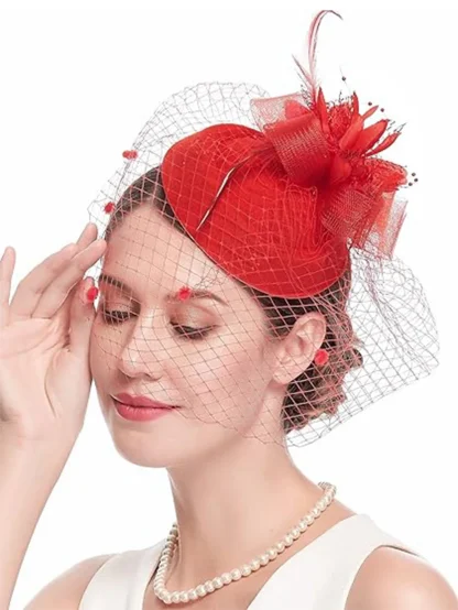 Feather Fascinator with Clip - Image 2