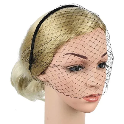 Face Veil Net Fascinator - Image 3