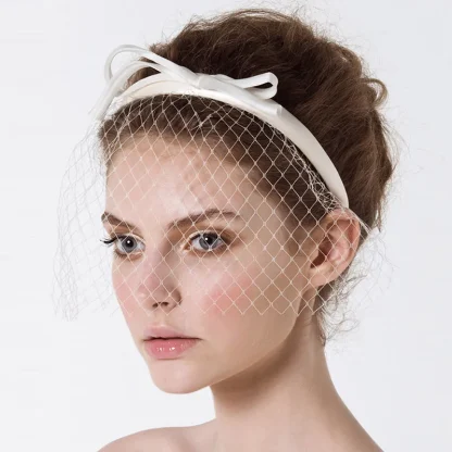 Face Veil Net Fascinator