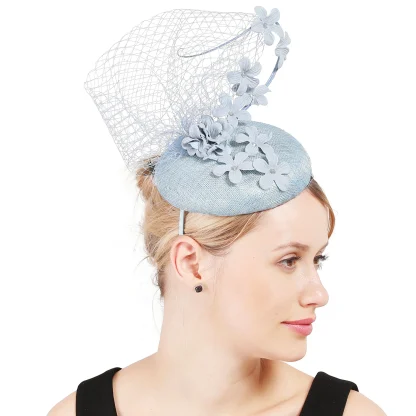 Exquisite Floral Net Fascinator