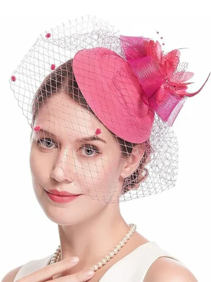 Feather Fascinator with Clip - Image 6