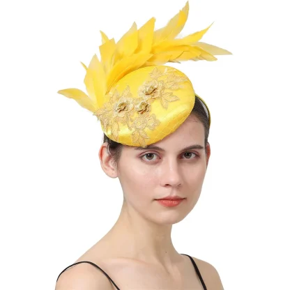 Formal Party Hair Clip Fascinators - Image 3