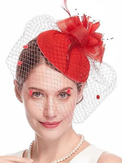 Feather Fascinator with Clip - Image 3