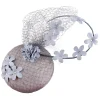 Exquisite Floral Net Fascinator - Image 6