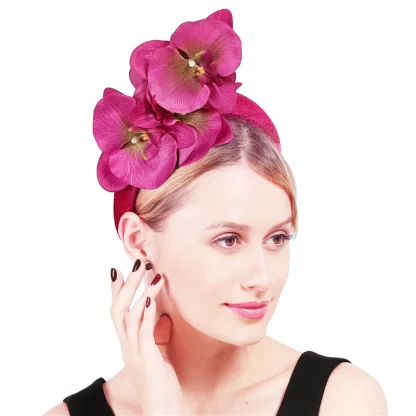 Flowery Thick Fascinators - Image 3