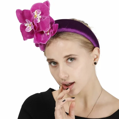 Flowery Thick Fascinators - Image 4
