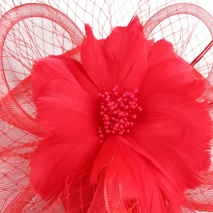 Fancy Mesh Wedding Fascinator - Image 6
