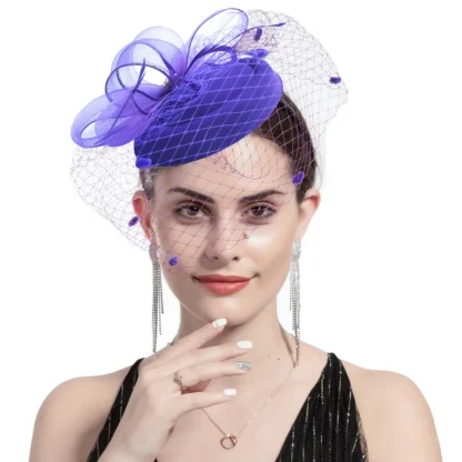 Stylish Cocktail Fascinator with Feather