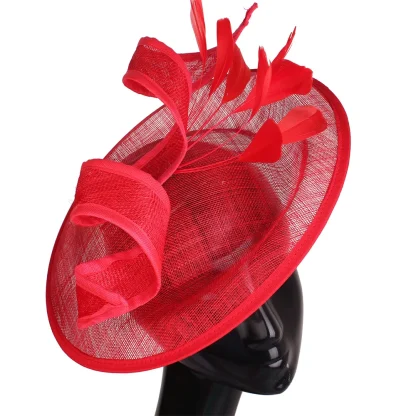 Formal Sinamay Fascinator - Image 4