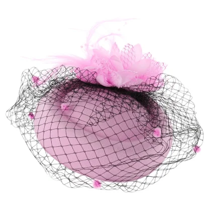 Graceful Flower Pillbox Fascinator