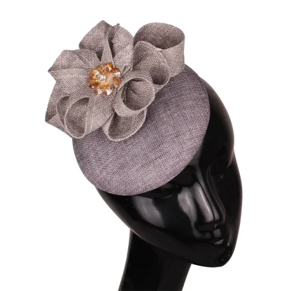 Stylish Fascinator with Flower Decor - Image 5