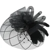 Elegant Tea Party Hat Fascinator - Image 2