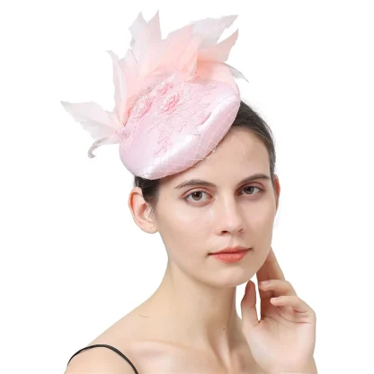 Stylish Bridal Fascinator Hat - Image 4