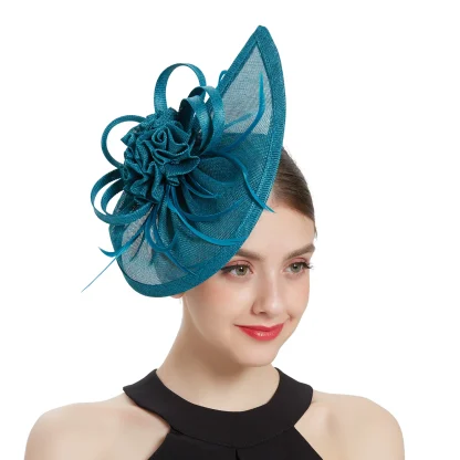 Fashionable Tea Party Teardrop Fascinator - Image 4