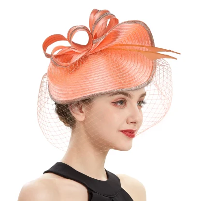 Stylish Veil Derby Fascinator - Image 7