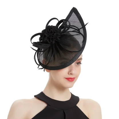 Teardrop Derby Hat Fascinator - Image 6