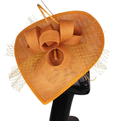 Glamorous Net Sinamay Fascinator - Image 5