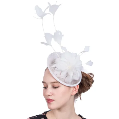 Lady Floral Pattern Fascinators - Image 3