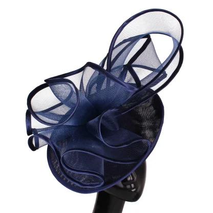 Royal Imitation Sinamay Fascinator - Image 3