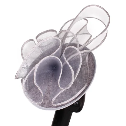 Royal Imitation Sinamay Fascinator - Image 2