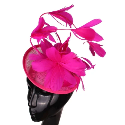 Lady Floral Pattern Fascinators - Image 2