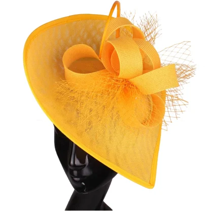 Glamorous Net Sinamay Fascinator - Image 3