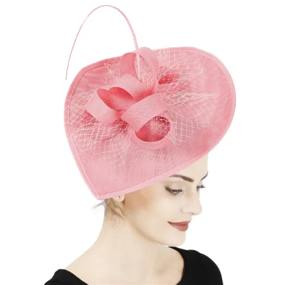 Glamorous Net Sinamay Fascinator - Image 2