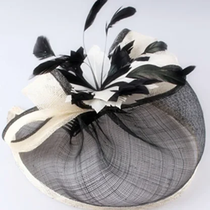 Luxe Floral Mesh Fascinator - Image 7