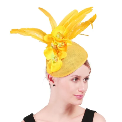 Sinamay Big Brim Fascinator - Image 3