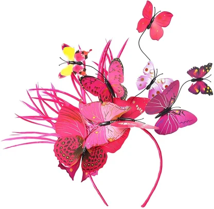Feather Headband Fascinator - Image 2