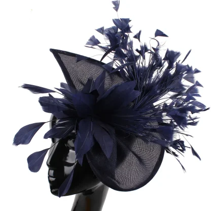 Feathered Headpiece Fascinator - Image 5