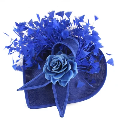 Elegant Floral Twist Fascinator - Image 2