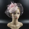 Floral Mesh Clip Fascinator - Image 6