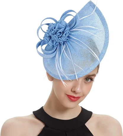 Teardrop Derby Hat Fascinator - Image 4