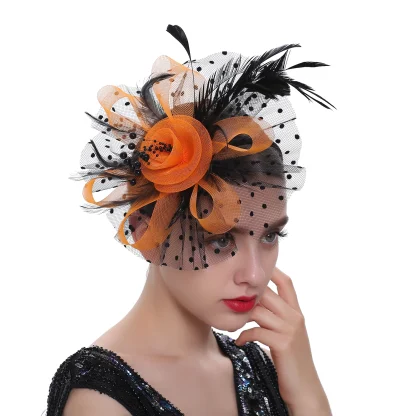 Graceful Mesh Veil Fascinator - Image 7