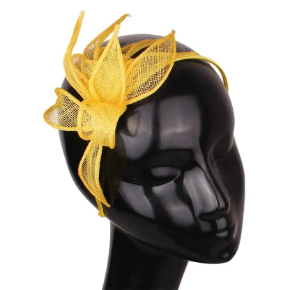 Radiant Feather Halo Fascinator - Image 4