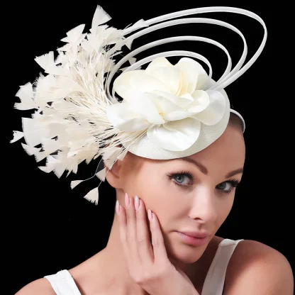 Flower Headwear Fascinator - Image 4
