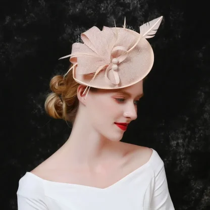 Mesh Flower Fascinator - Image 6