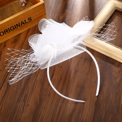Chic Party Veil Fascinator - Image 5