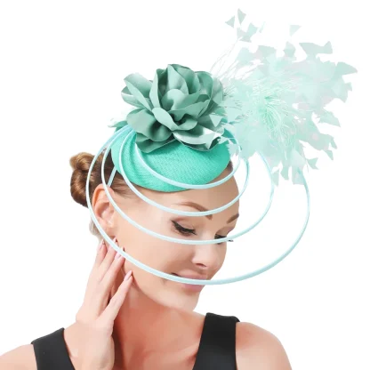 Flower Headwear Fascinator - Image 2