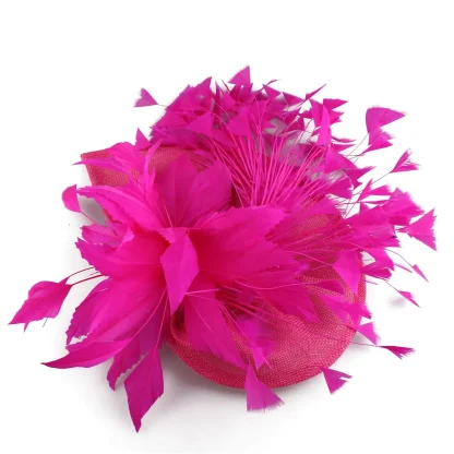 Feathered Headpiece Fascinator - Image 6