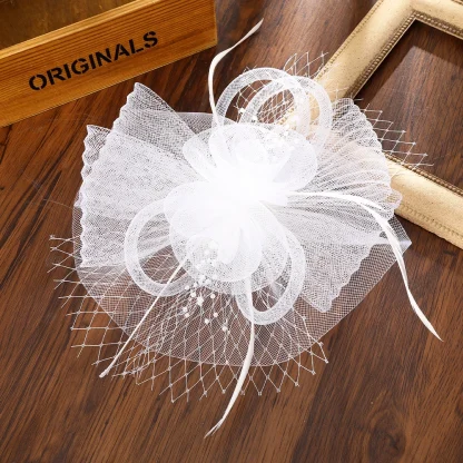 Chic Party Veil Fascinator - Image 3