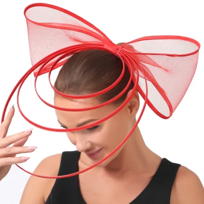 Flower Hair Clip Fascinator - Image 2