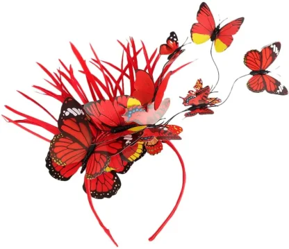 Feather Headband Fascinator - Image 5