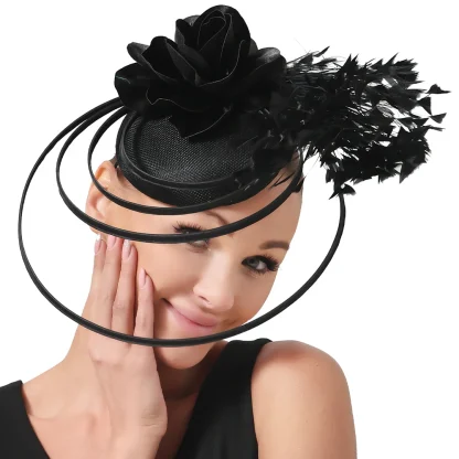 Flower Headwear Fascinator - Image 3